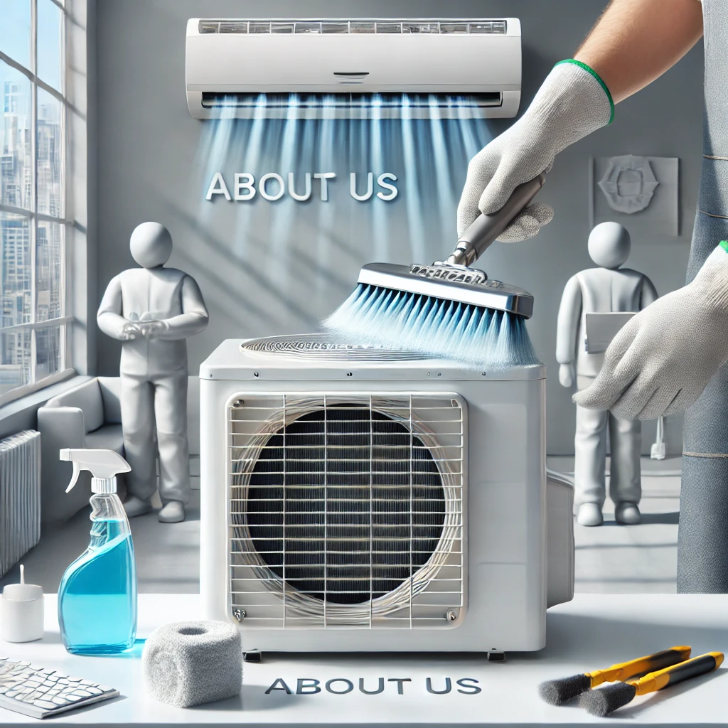 Professional AC cleaning tools